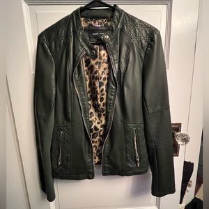 Black Rivet genuine leather jacket
